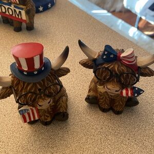 Fourth of July highlands cow